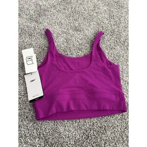 Nike Yoga Dri-FIT Purple Sports Bra Sample CV0570-584 Womens Size Small